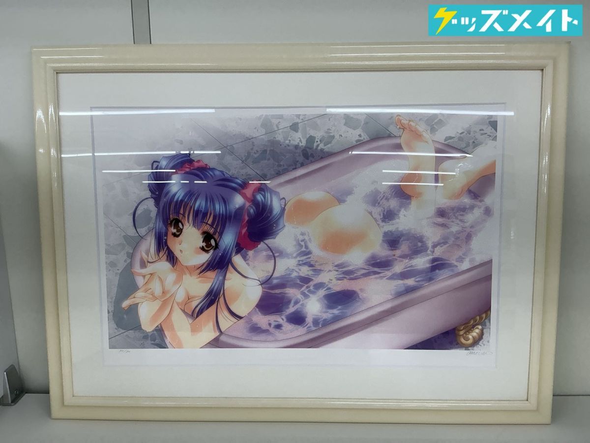 ま*う様 版画「曼華鏡」CARNELIAN 未使用に近い】MESSIAH メサイア 両面イラストカード ③ 遼太