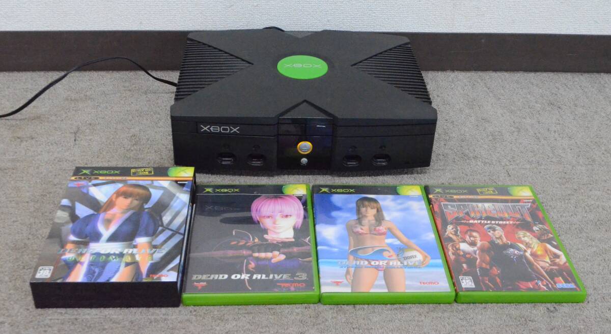 中古品】Microsoft 初代 Xbox Special Edition 本体(スケルトン)＋DEAD 