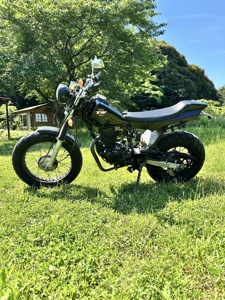 TW200 2JL ロンスイ ビッグキャブ スカチューン カスタム 山梨 始動