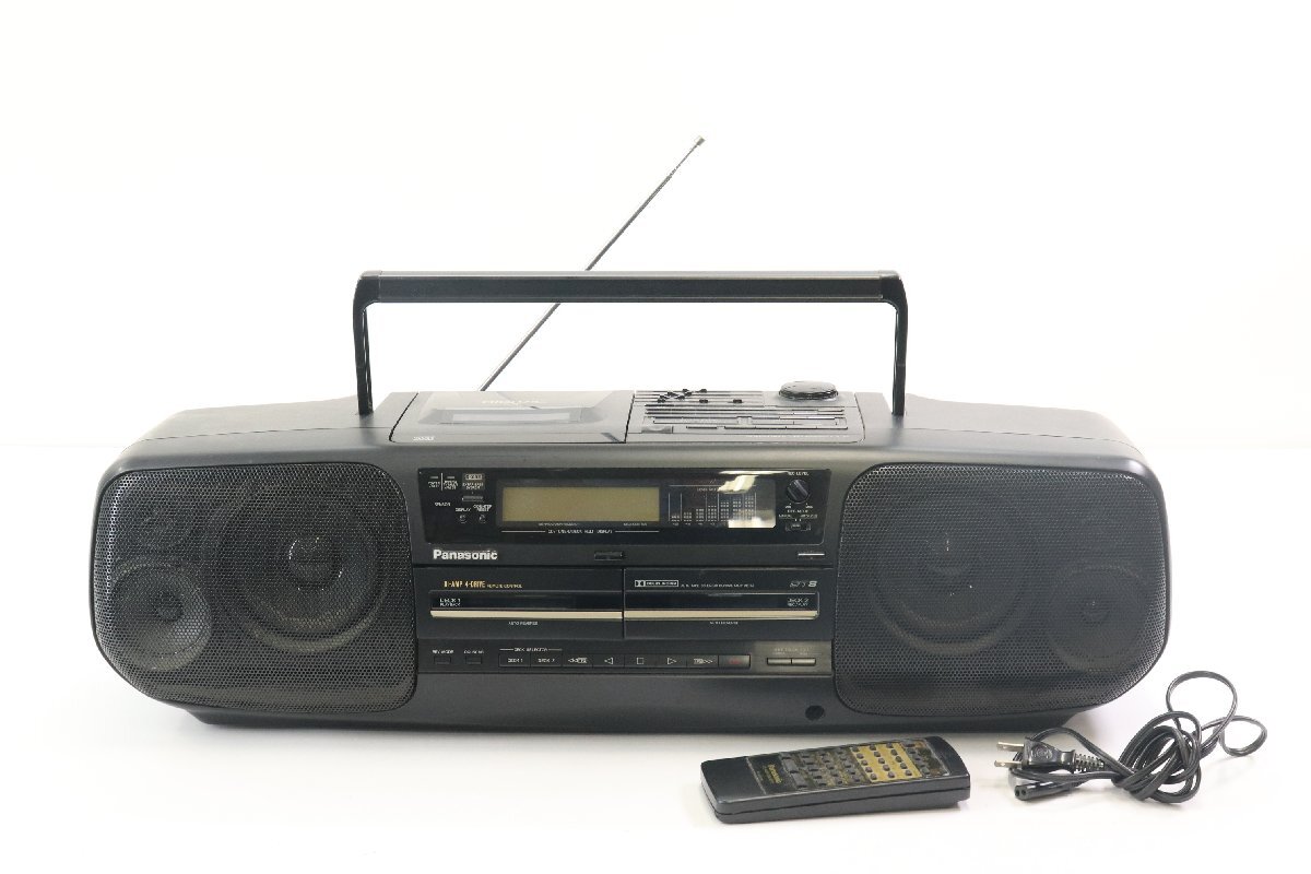 Panasonic、RX-FT550。一部難あり品。ダブルカセットシステム、80年代
