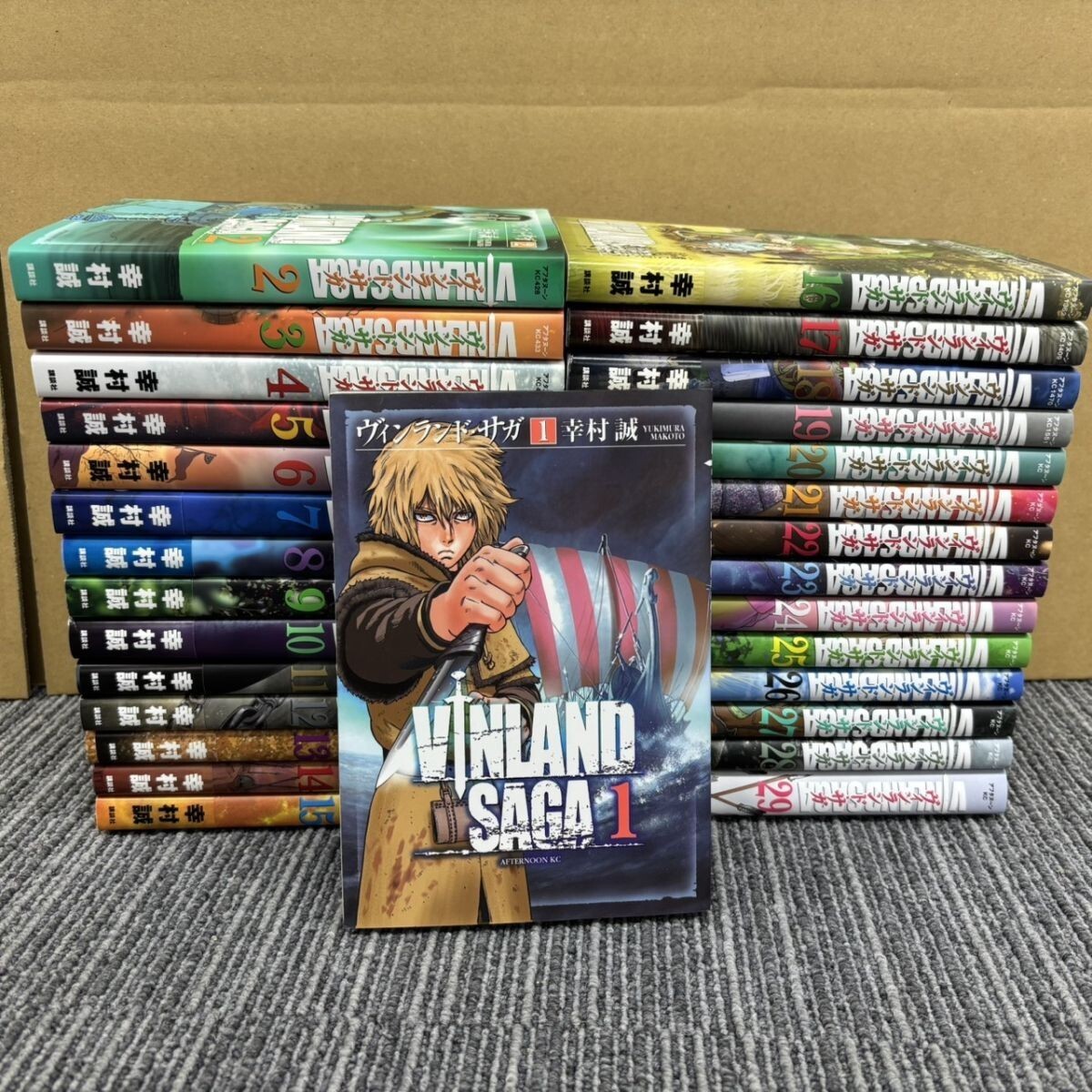ヴィンランド・サガ 幸村誠 サイン ミニ色紙 VINLAND SAGA