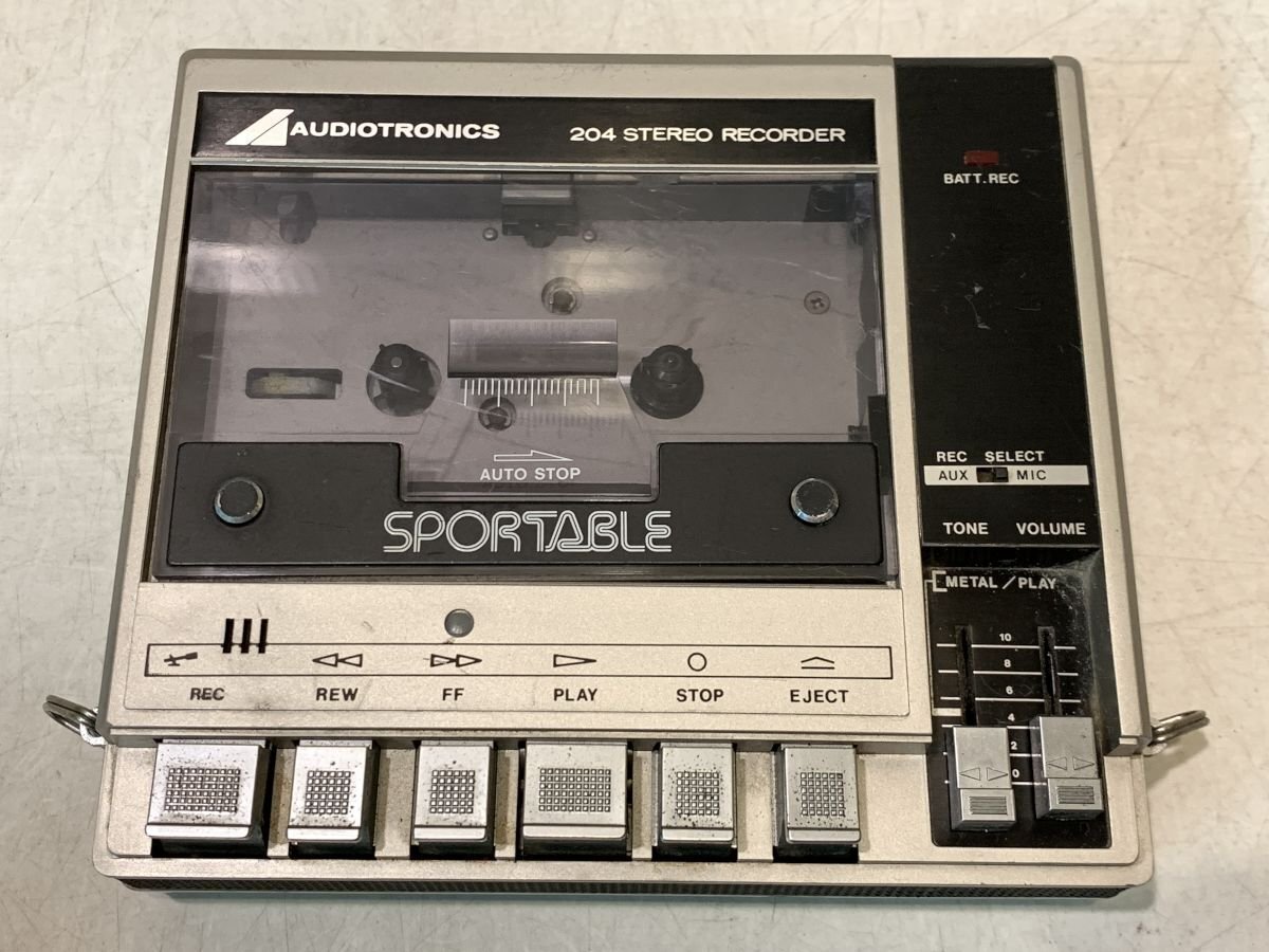 AUDIOTRONICS 204 カセットレコーダー カセットコーダー◇ジャンク品