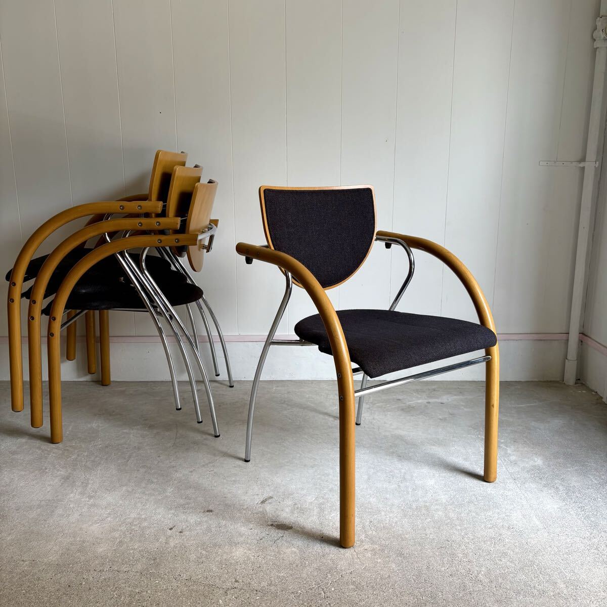 □N073NB/美品/Cassina ixc/カッシーナ/ジャスパーモリソンデザイン