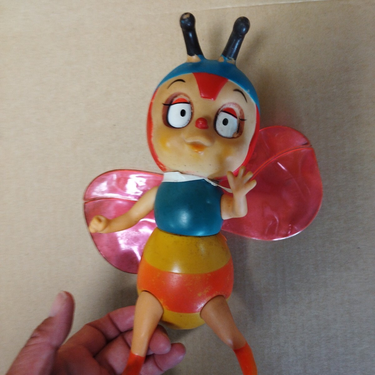 中古】☆みなしごハッチ☆カマキリ 中嶋製作所 ソフビ フィギュア