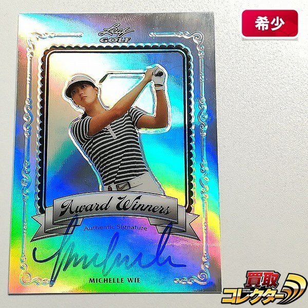 スポーツ別 ミシェル・ウィー直筆サイン入り2Lサイズ写真…Michelle Wie