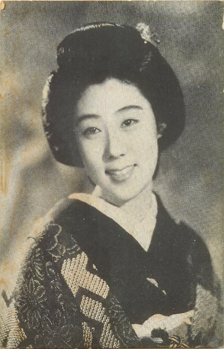 昭和映画スター・ブロマイド 李香蘭 山田五十鈴 「佐野周二・高杉早苗