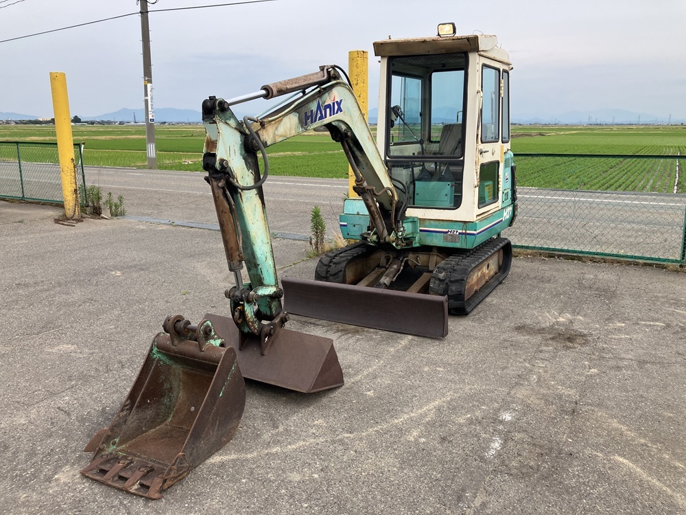1万円スタート！1.5tクラス油圧ショベル！ハニックスS＆B150の 