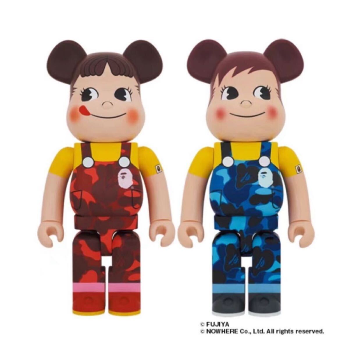 213☆【レア・希少】不二家 ペコちゃん ポコちゃん ソフビ人形 非売品