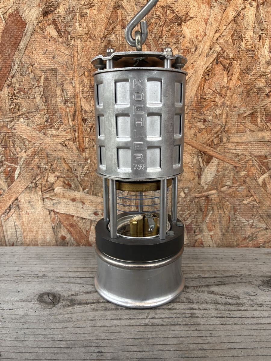☆超希少 KOEHLER No.209 Flame Safety Lamp ケーラー マイナーズ