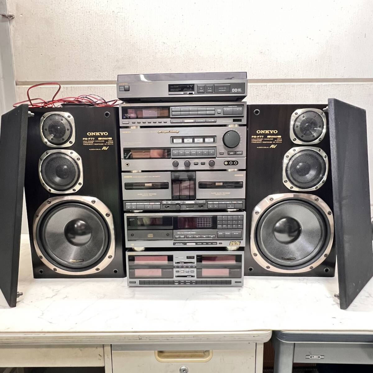 ☆80年代後半 オンキョー ONKYO Radian PA-C70他 システムコンポ☆の