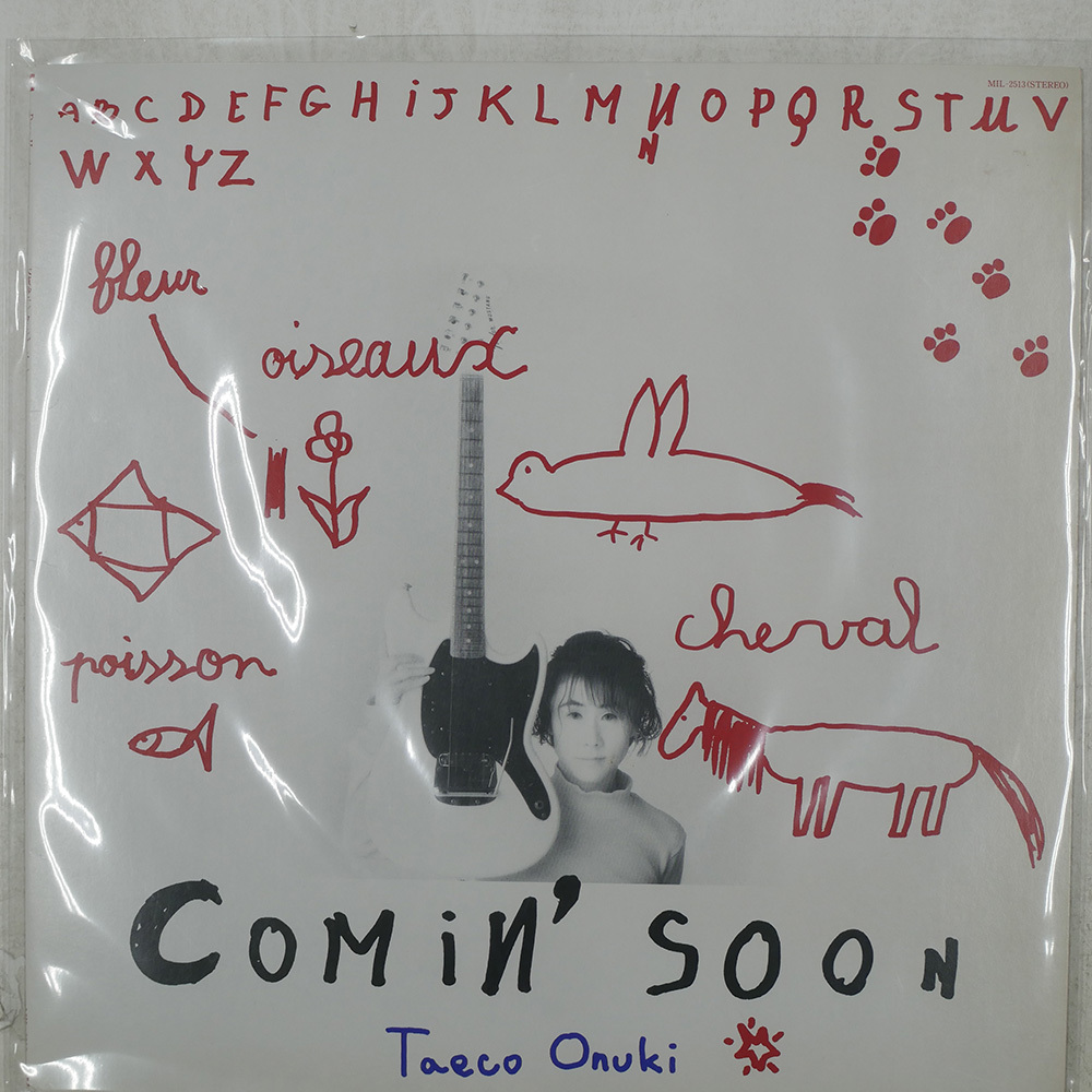 大貫妙子 Comin' Soon ポスター/B2サイズ/シティポップ/坂本龍一 大貫妙子 Comin' Soon ポスター/B2サイズ/シティポップ/坂本龍一
