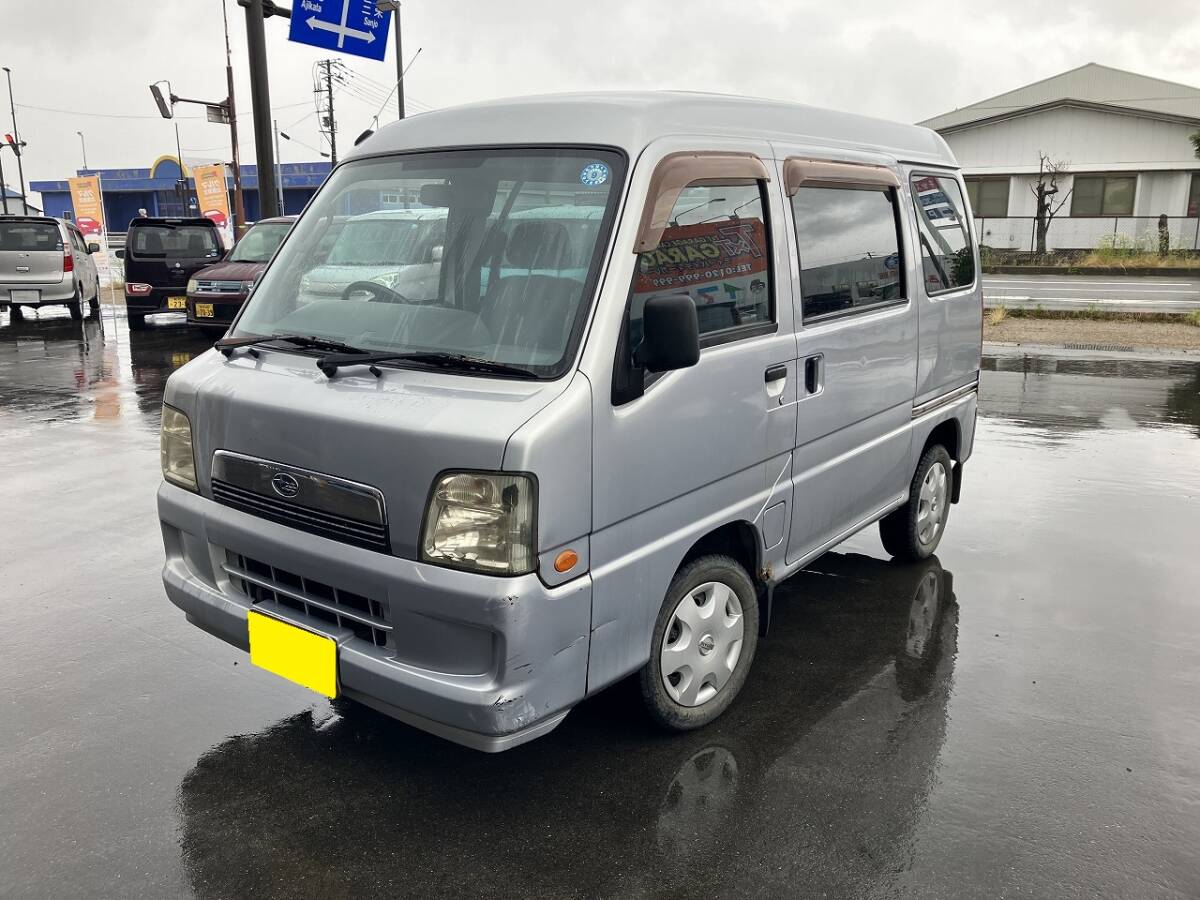 走行距離 87,000 km】スバル サンバー サンバーバン 軽バン 平成23年1 