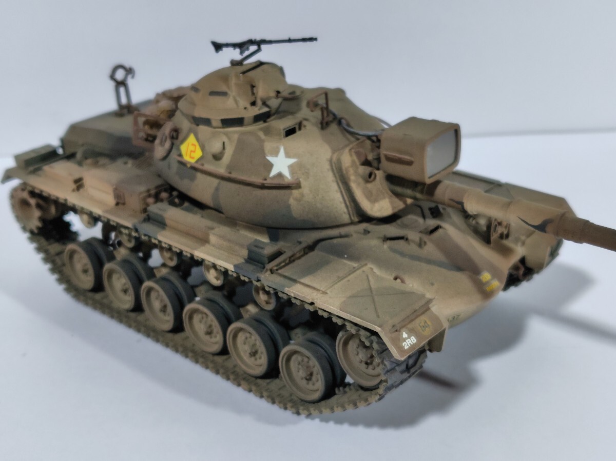 ジャンク】タミヤ 1/35 M48 パットン戦車 完成品の落札情報詳細