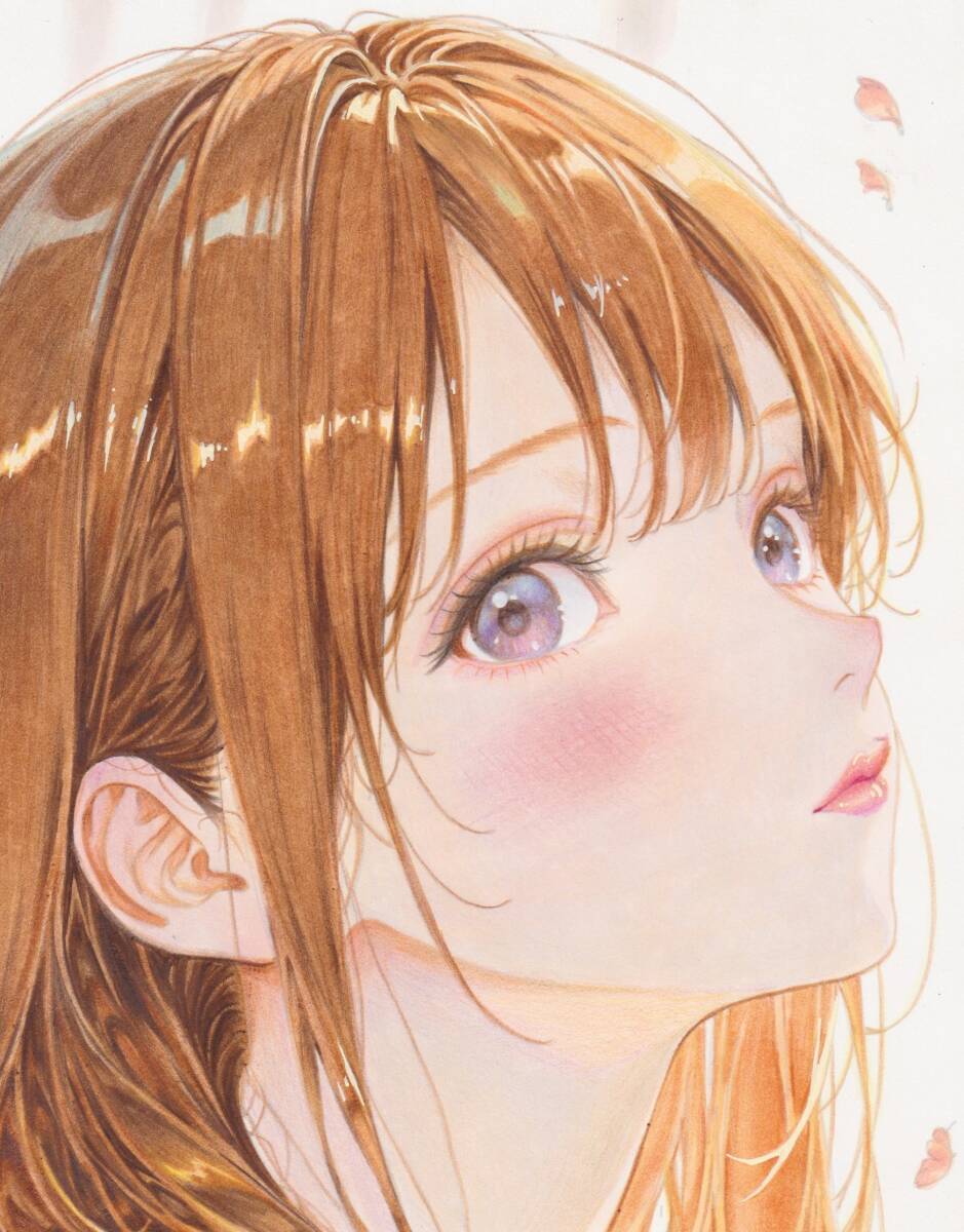 新品】手描きイラスト オリジナル B5 女の子 女子 キャミソール 部屋着