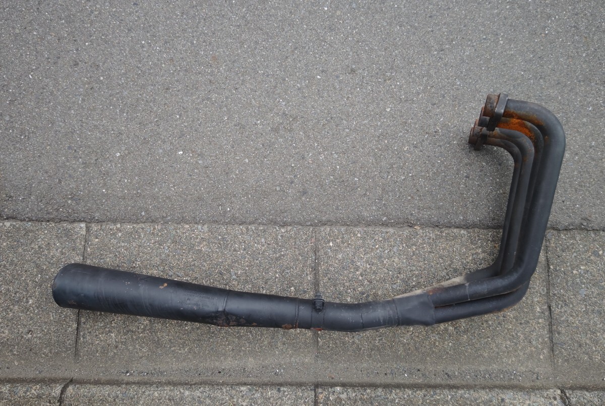 モリワキ　z1 z2 KZ900 kz1000 マフラー　集合　ヨシムラ Z1 Z2 KZ900 Z1000 アルミフランジ ショート管 メッキ マフラー
