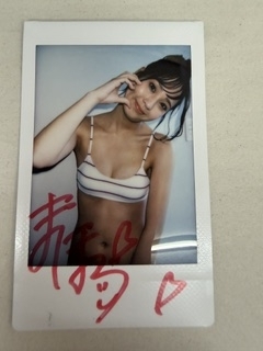 目立った傷や汚れなし】田中ねね サインチェキ 2枚セットの落札情報