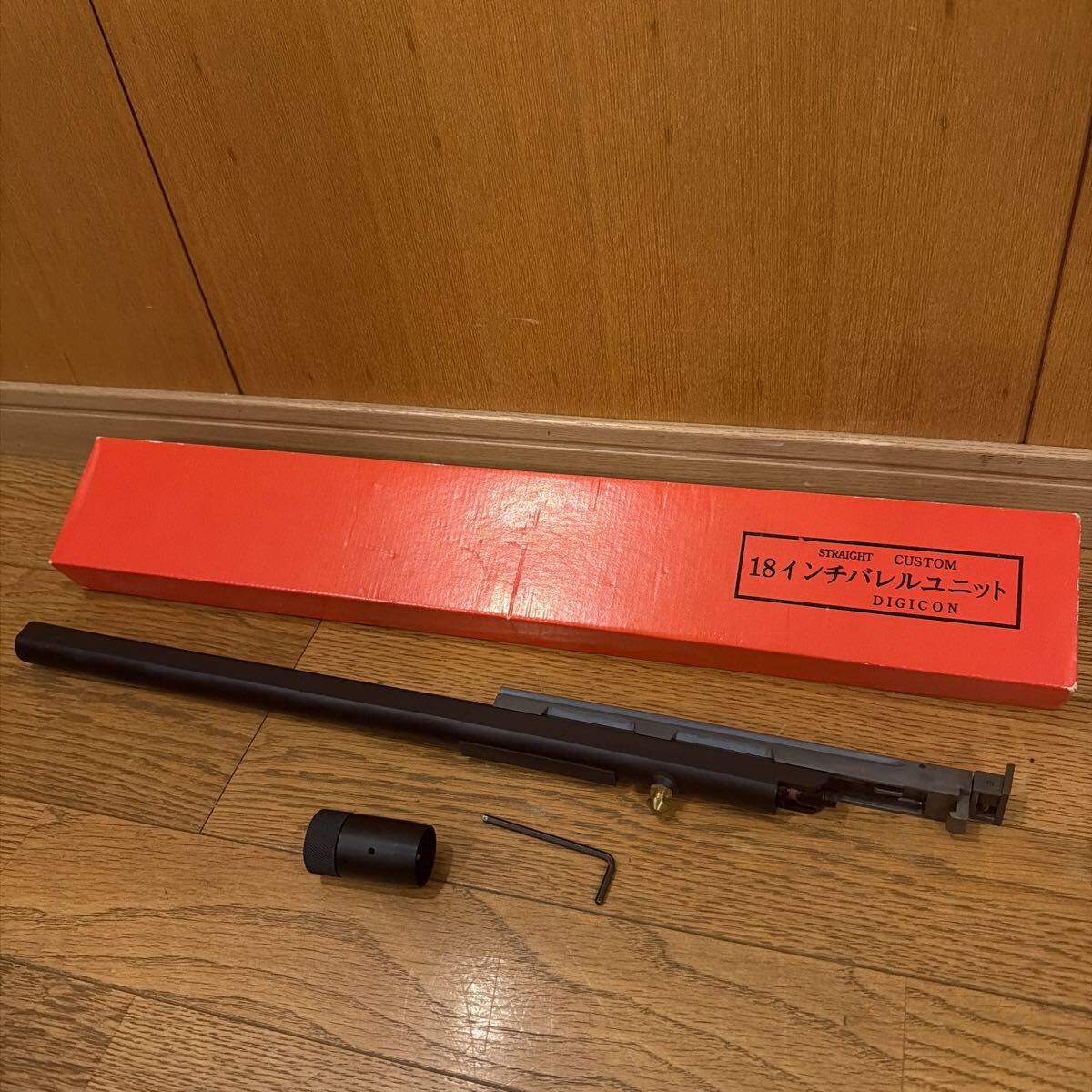 [希少廃盤] 純正品 デジコンストレートカスタム18インチバレルユニット AA05170【現状品】木製 ストック/SIISスコープ付き DIGICON Straight