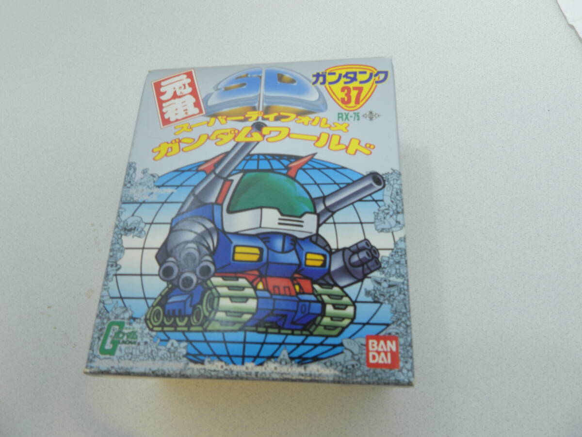 当時物 BANDAI 元祖SDガンダム #37 RX-75 ガンタンク 組み立て済み