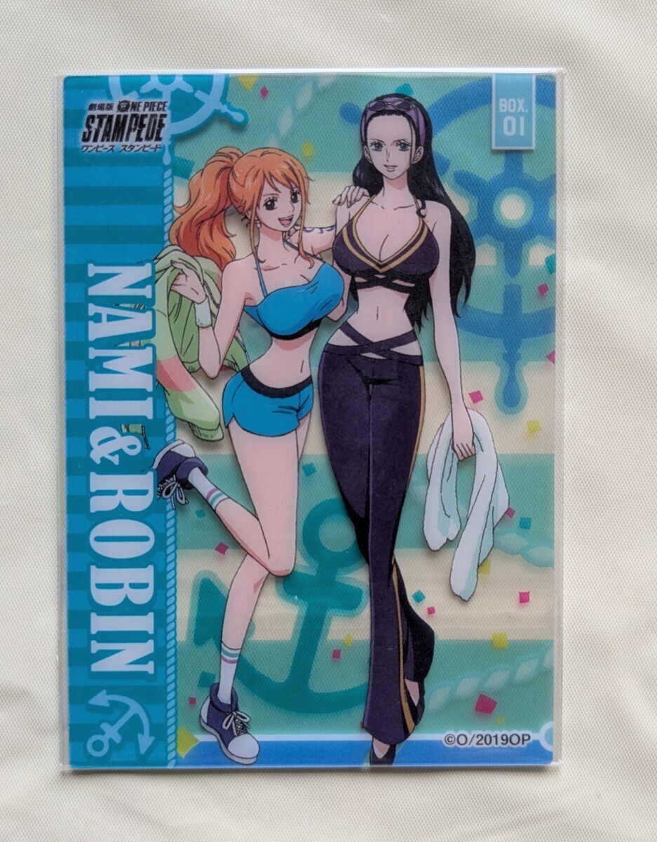 新品】ワンピース ナミ クリアカードコレクションガム スタンピード