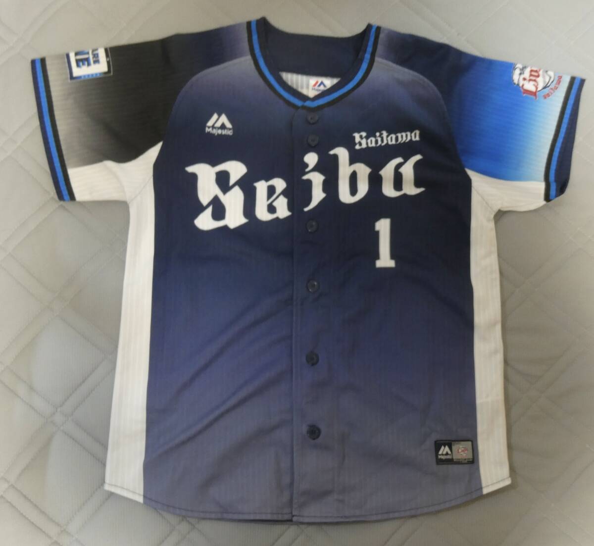 新品】埼玉西武ライオンズ 黄金期 復刻ビジターユニフォーム 辻発彦 辻