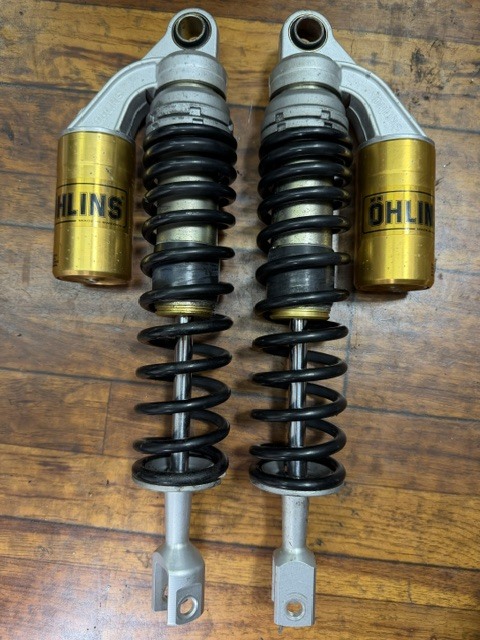 中古】☆当時物！初期型☆旧OHLINS☆ガイコツ オーリンズ☆405㎜ロング