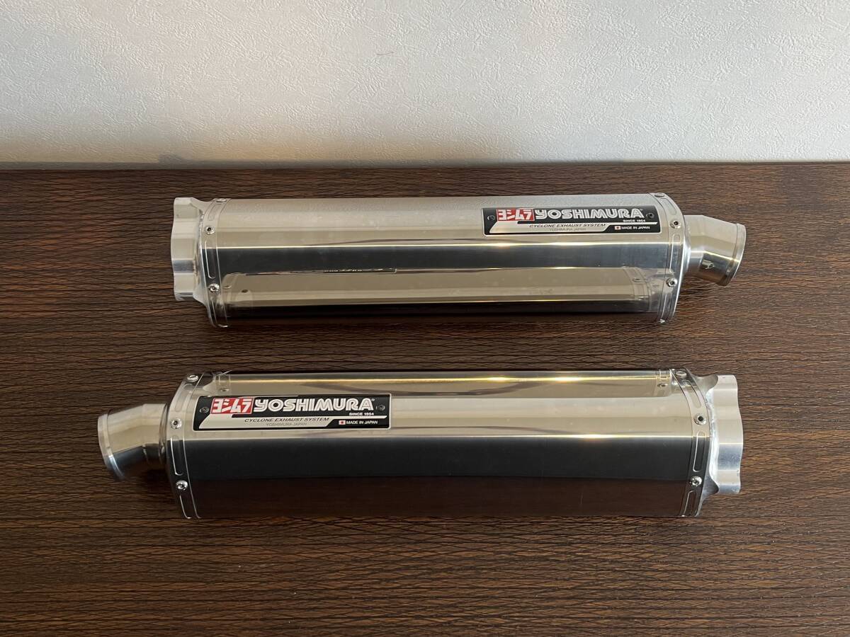 US ヨシムラ トライオーバル 2エンド サイレンサー☆ストレート排気