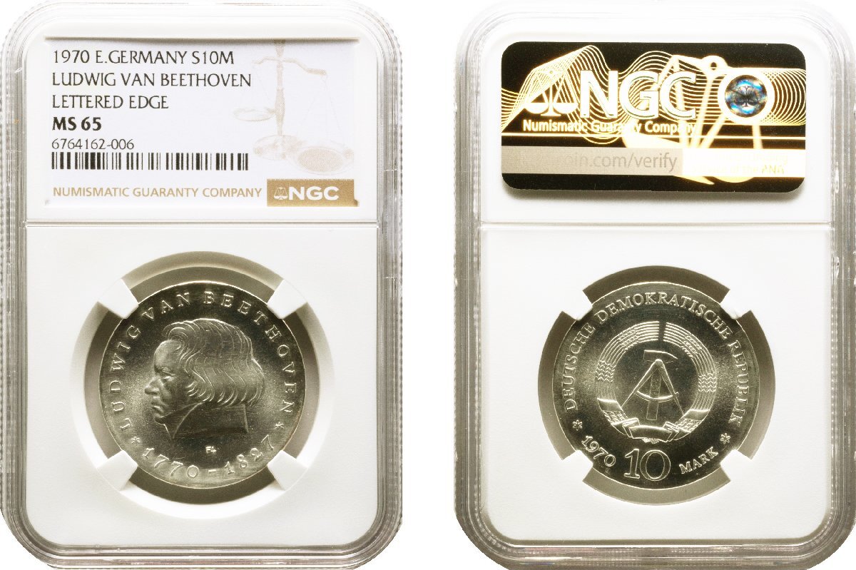 ドイツ 1970年 ベートーヴェン生誕200年 5マルク 銀貨の落札情報詳細