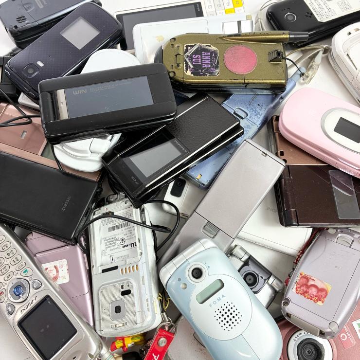 ◇ 廃盤 レトロ 携帯電話 モック 見本 模型 NTT ドコモ D203 JUNK