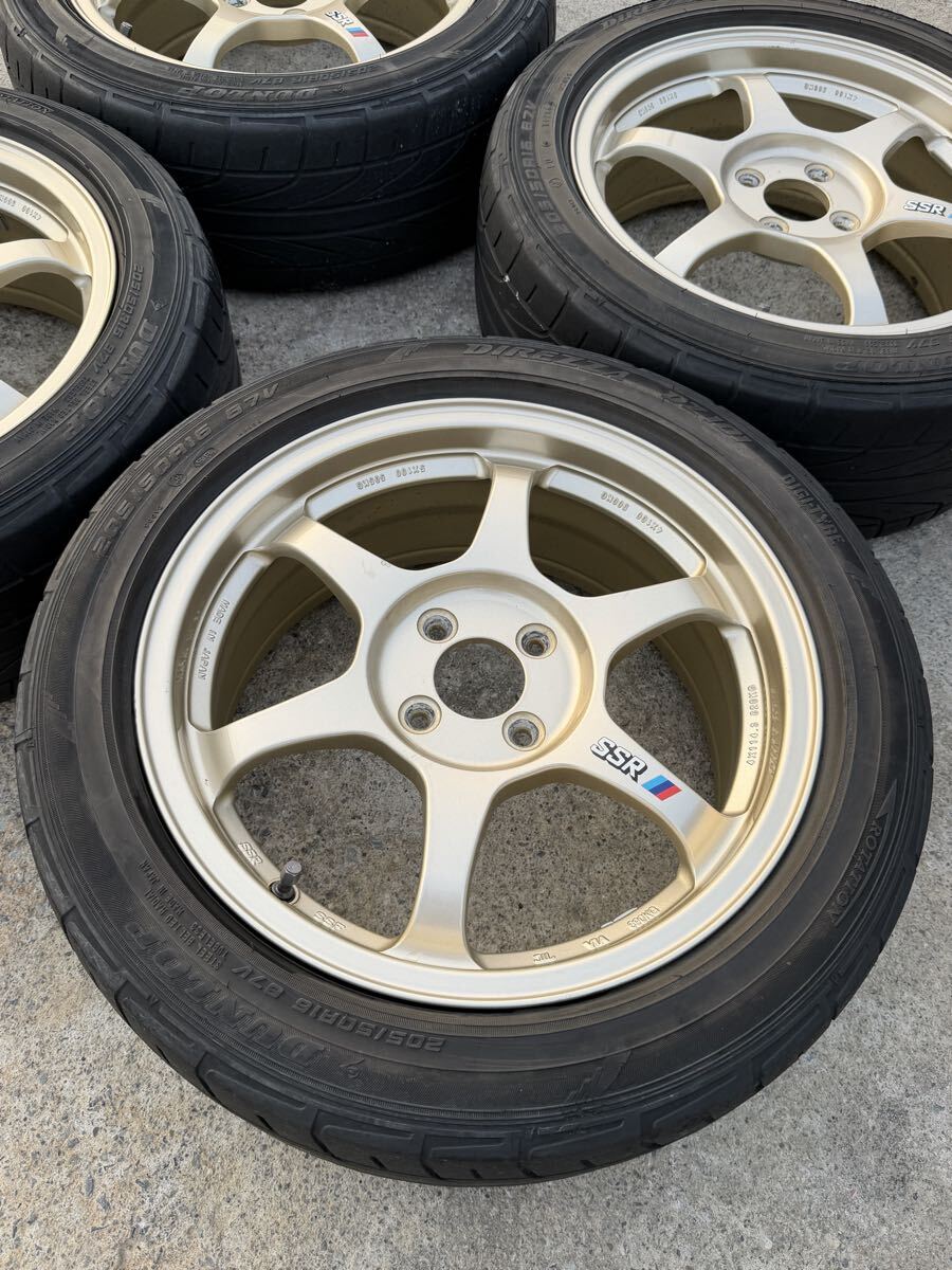 中古】○SSR スピードスター タイプC 白 ホワイト 15インチ 6.5J +35