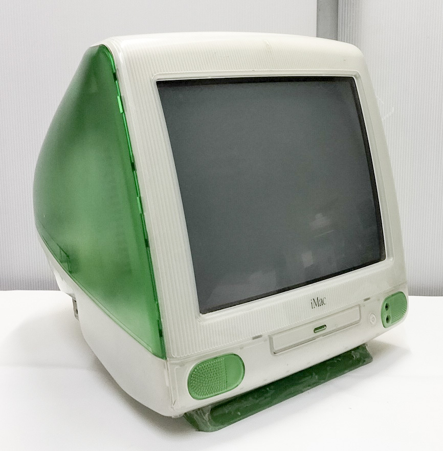 本体のみ】Apple iMac DV 初期 G3 色はセージ メモリ増設256MB/HD増設