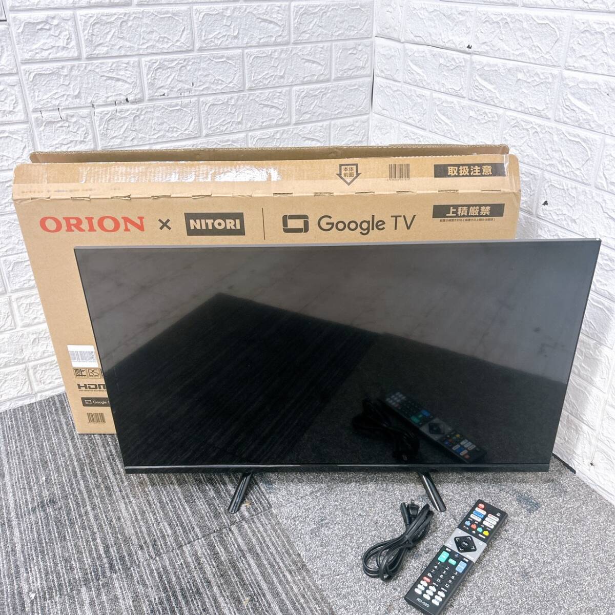 △ORION オリオン OL32WD100 液晶テレビ リモコン受光部 電源ボタンの