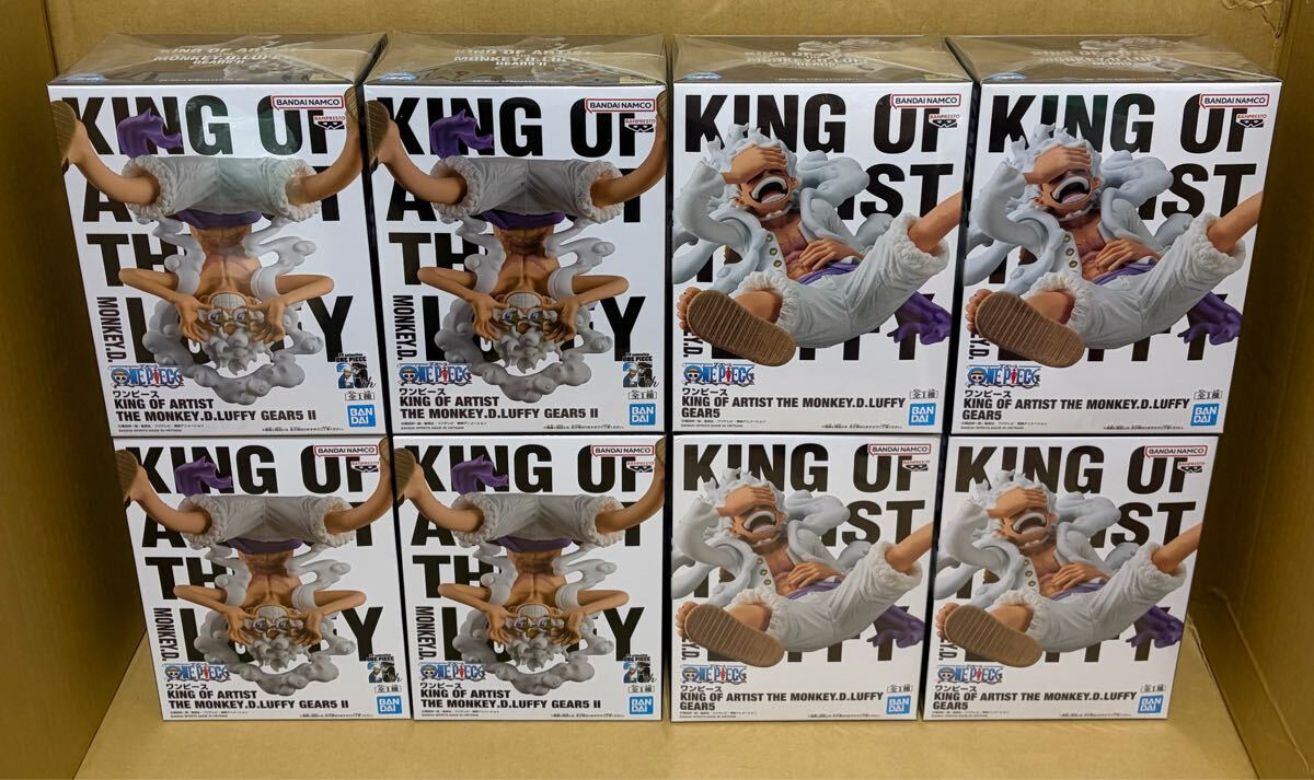 中古】美品 ワンピース フィギュア 7体 KING OF ARTIST ルフィ サンジ