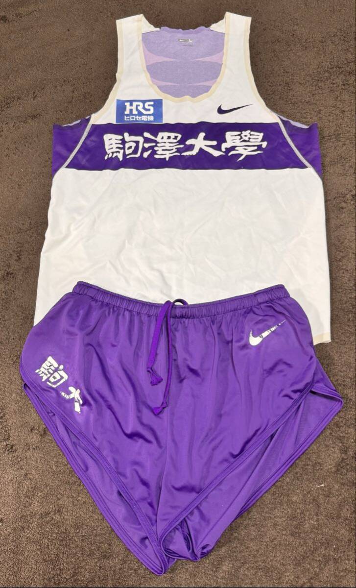 中古】選手支給 明治大学体育会 競走部'14箱根駅伝 公式ユニフォームの