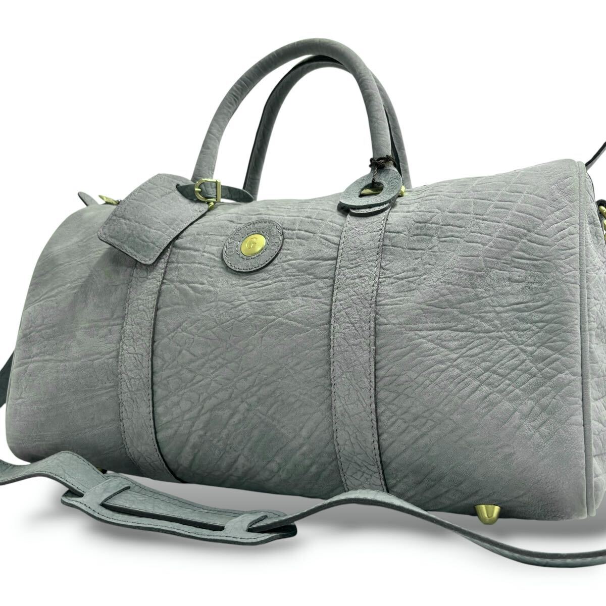 中古】☆PRADA☆プラダ 紗栄子 愛用 チェック ボストンバッグ 同色