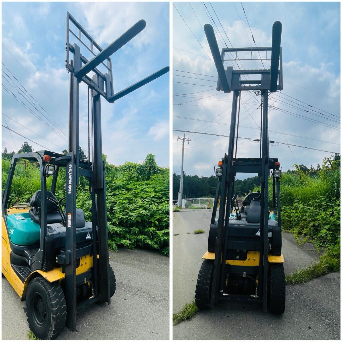 中古】シンセイ製 KOMATSU コマツ フォークリフト FD40 1/25スケール他