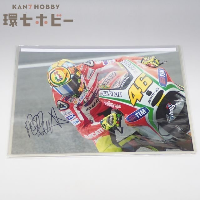 新品】バレンティーノ・ロッシ 直筆サインフォト/写真 MotoGP