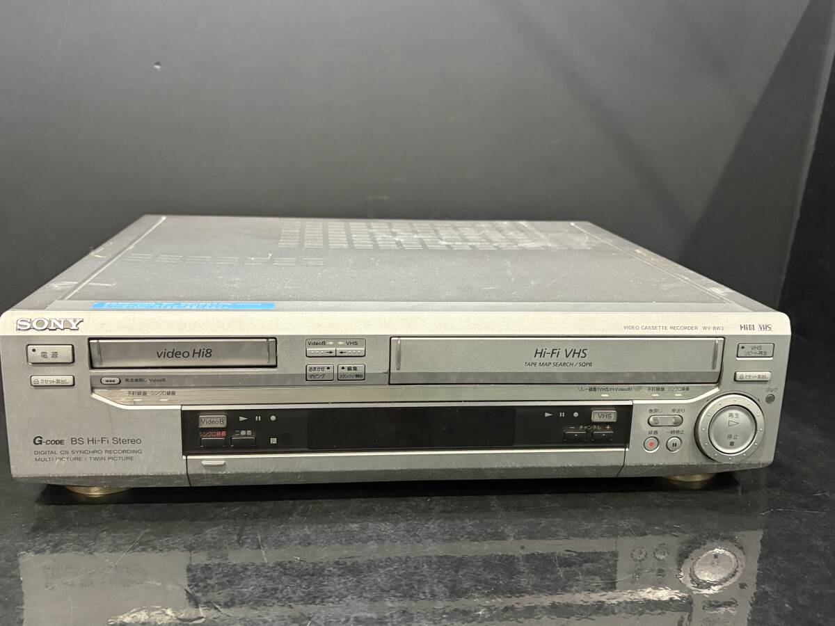 SONY VHS ビデオデッキ SLV-FX9 1998年製 動作確認済み 再生・早送り