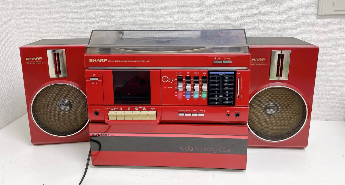 SHARP ステレオミュージックシステム SR−TV8 現状品 SHARP ステレオ