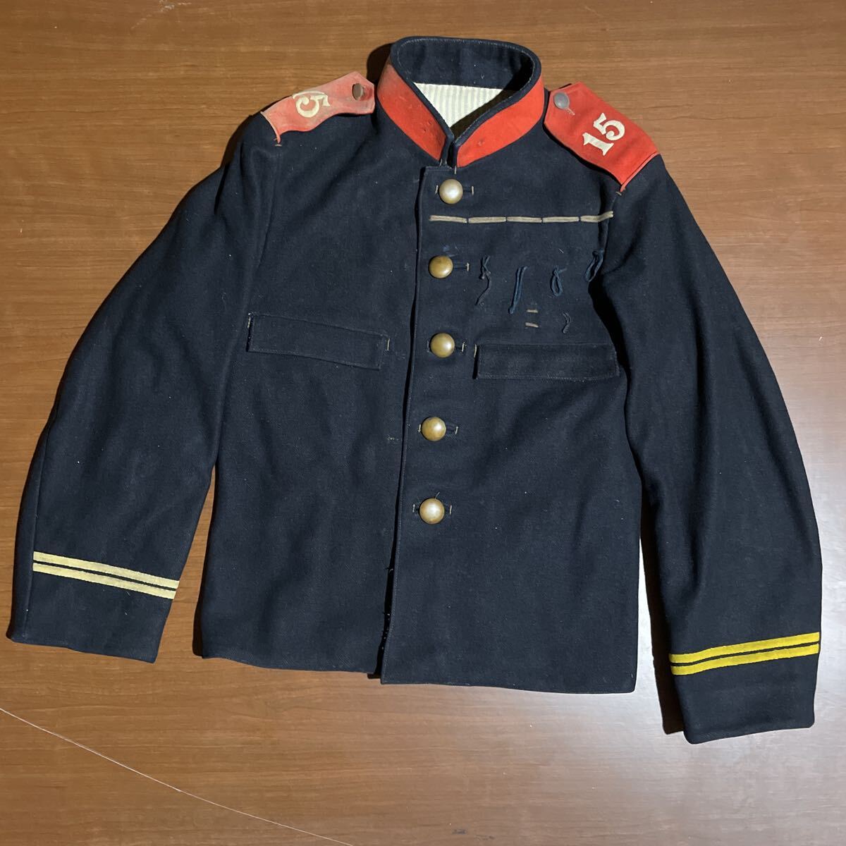 中古】中田商店製 明治19年制 日本陸軍 尉官用 第二種帽 軍帽の落札