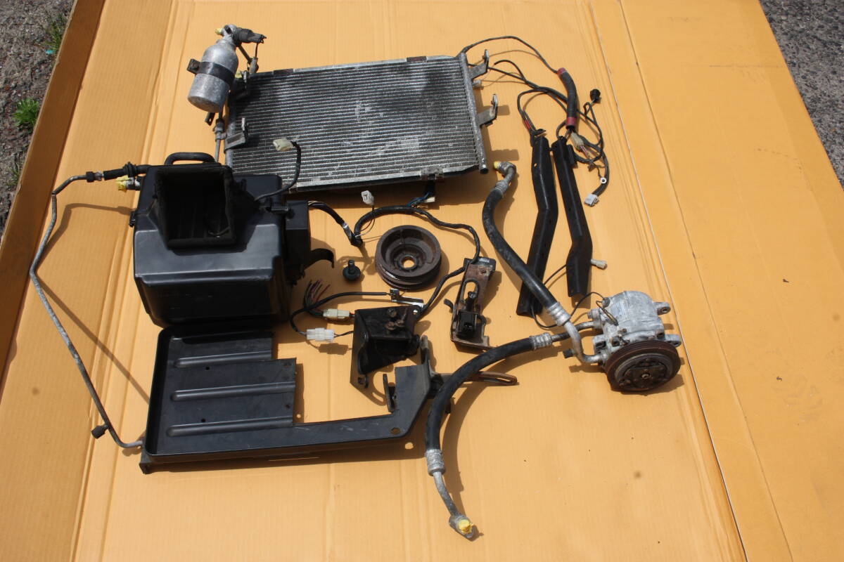 中古】JZX81 マークⅡ 1JZ-GTE ACエアコンコンプレッサー コンデンサー