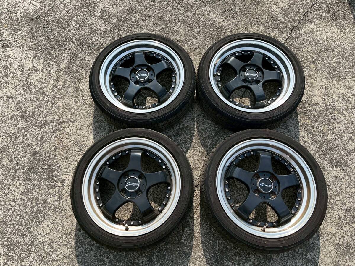 新品】□ STEALTH Racing ME01 □ 軽四用16in 人気のメッシュ