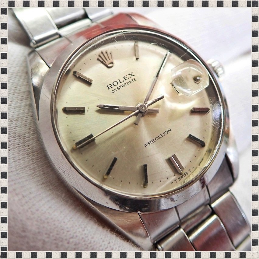 ジャンク ROLEX 純正 19mm ベルト 7205 ステンレス ブレス 1967年 弓