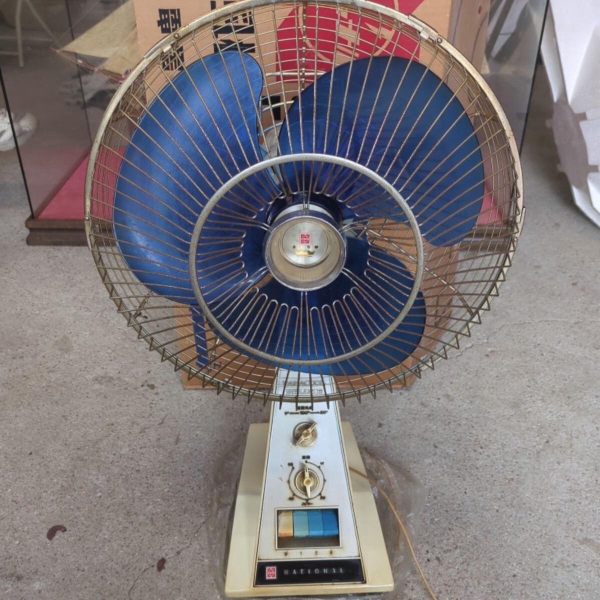傷や汚れあり】3H37 【動作品】National ナショナル 壁掛け扇風機 35
