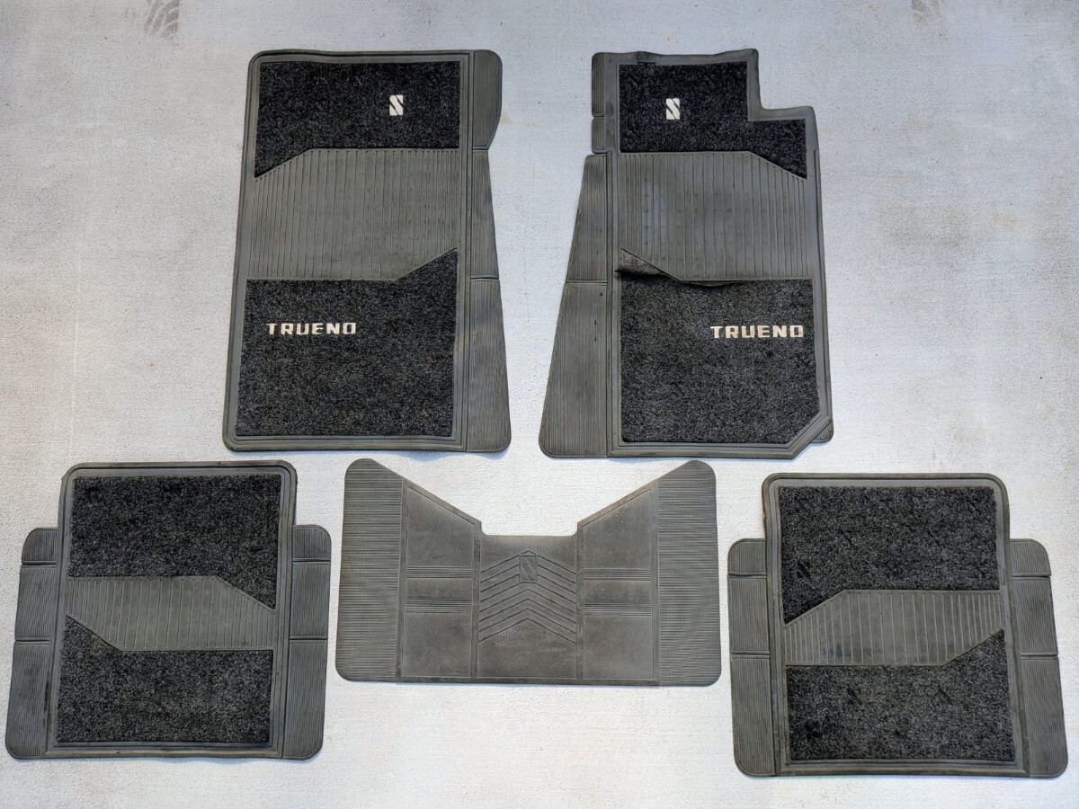 純正 AE86 フロアマット ハチロク 5枚セットの落札情報詳細 - Yahoo