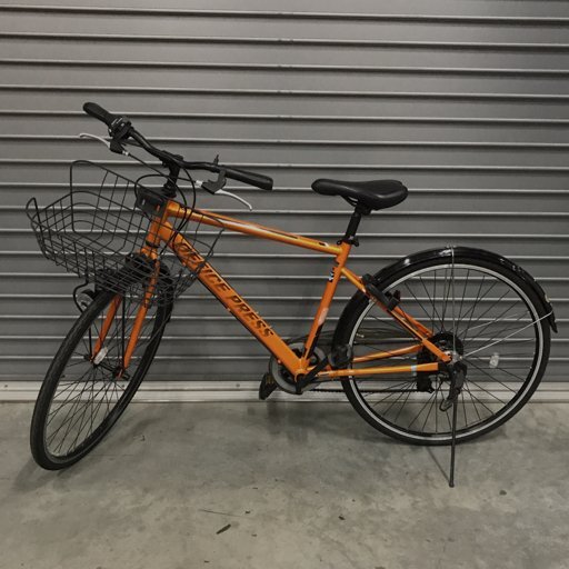 中古】○ クロスバイク あさひ OFFICE PRESS 3×7 21段変速 700×35C