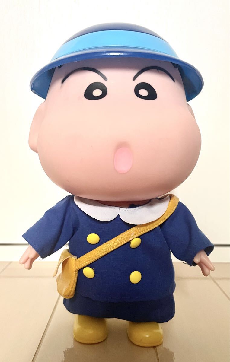 昭和レトロ☆バンダイ クレヨンしんちゃん 嵐をよぶ園児 ソフビ 人形