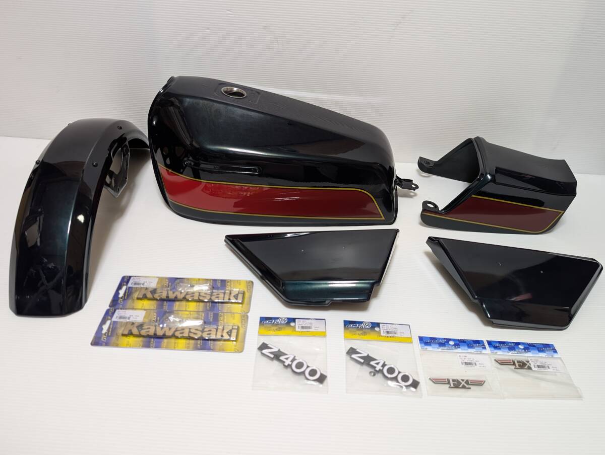 中古】当時 Z400FX E4 ルミナスガンブルー E1 E2 E3 XJ 純正 希少 国内