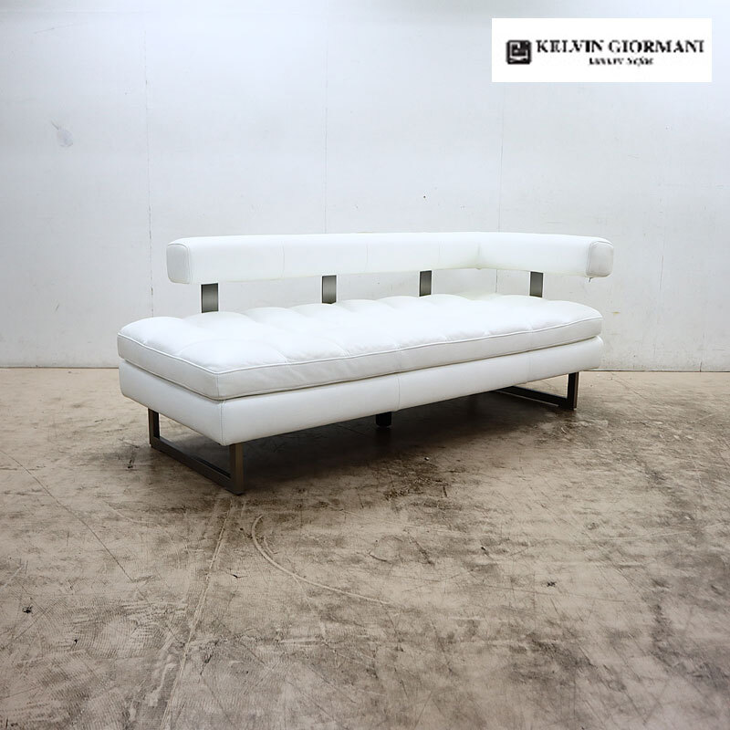 □展示品□KELVIN GIORMANI/ケルビンジョルマーニ□高級□総革□正方形