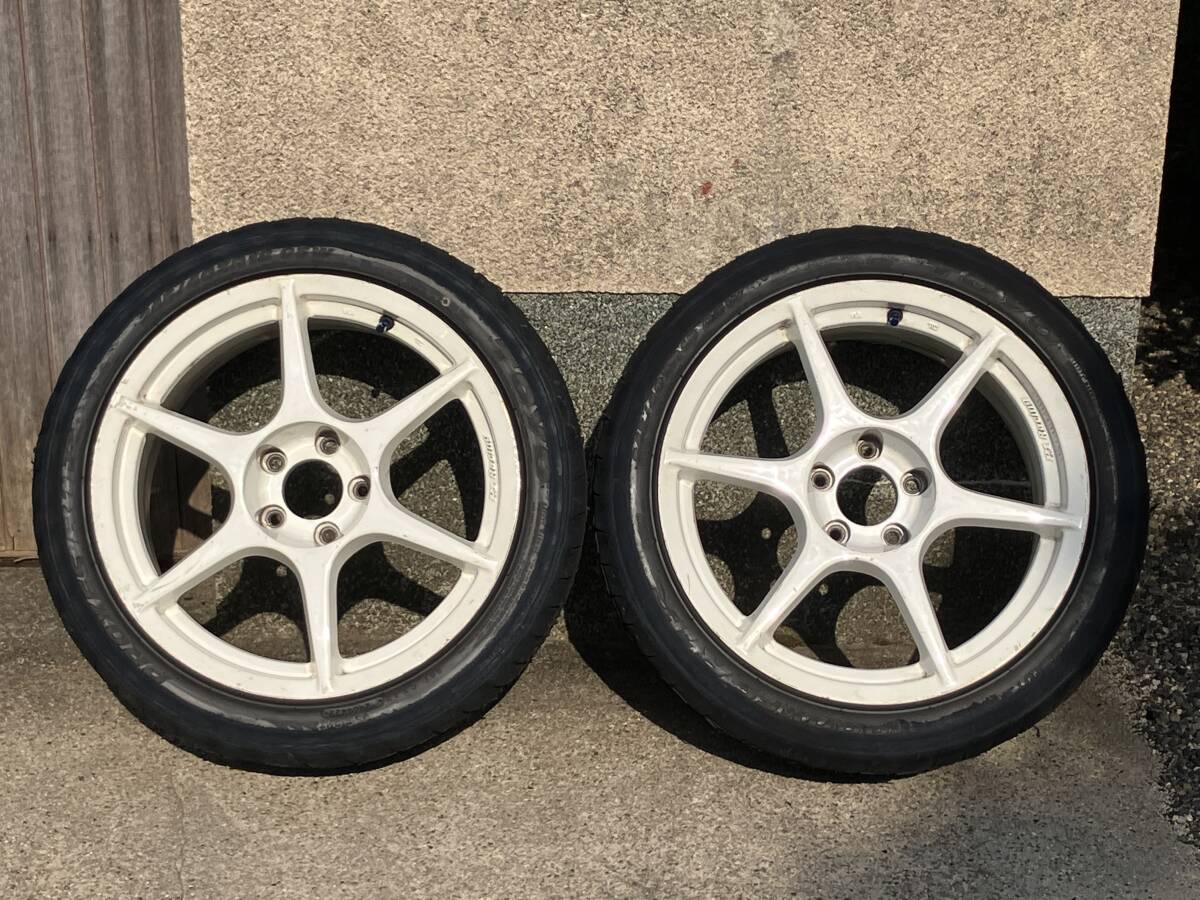 Buddy Club P1 Racing 7J-16インチ off+43 pcd100/5H 2本 アドバンA052