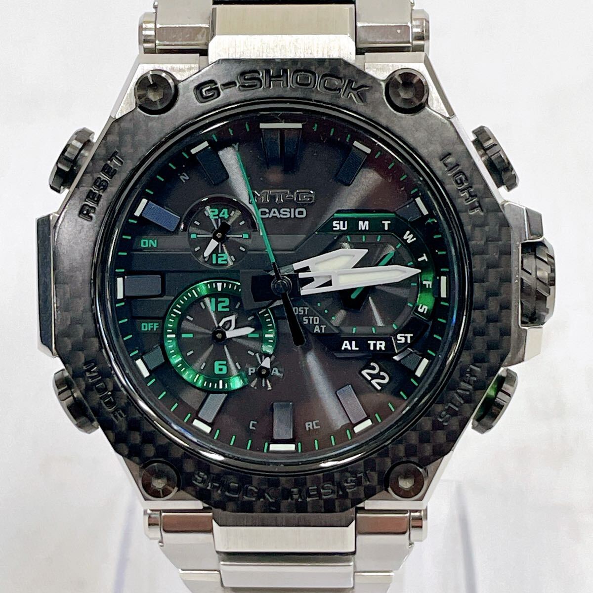 中古】カーボンベゼル G-SHOCK G-STEEL GST-B100XA-1AJF CASIO カシオ